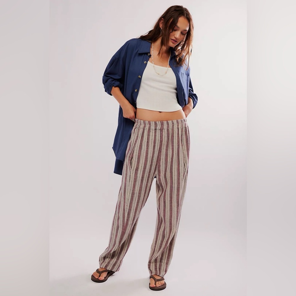Preppy Striped Pull-On Pants NEW WITHOUT TAGS